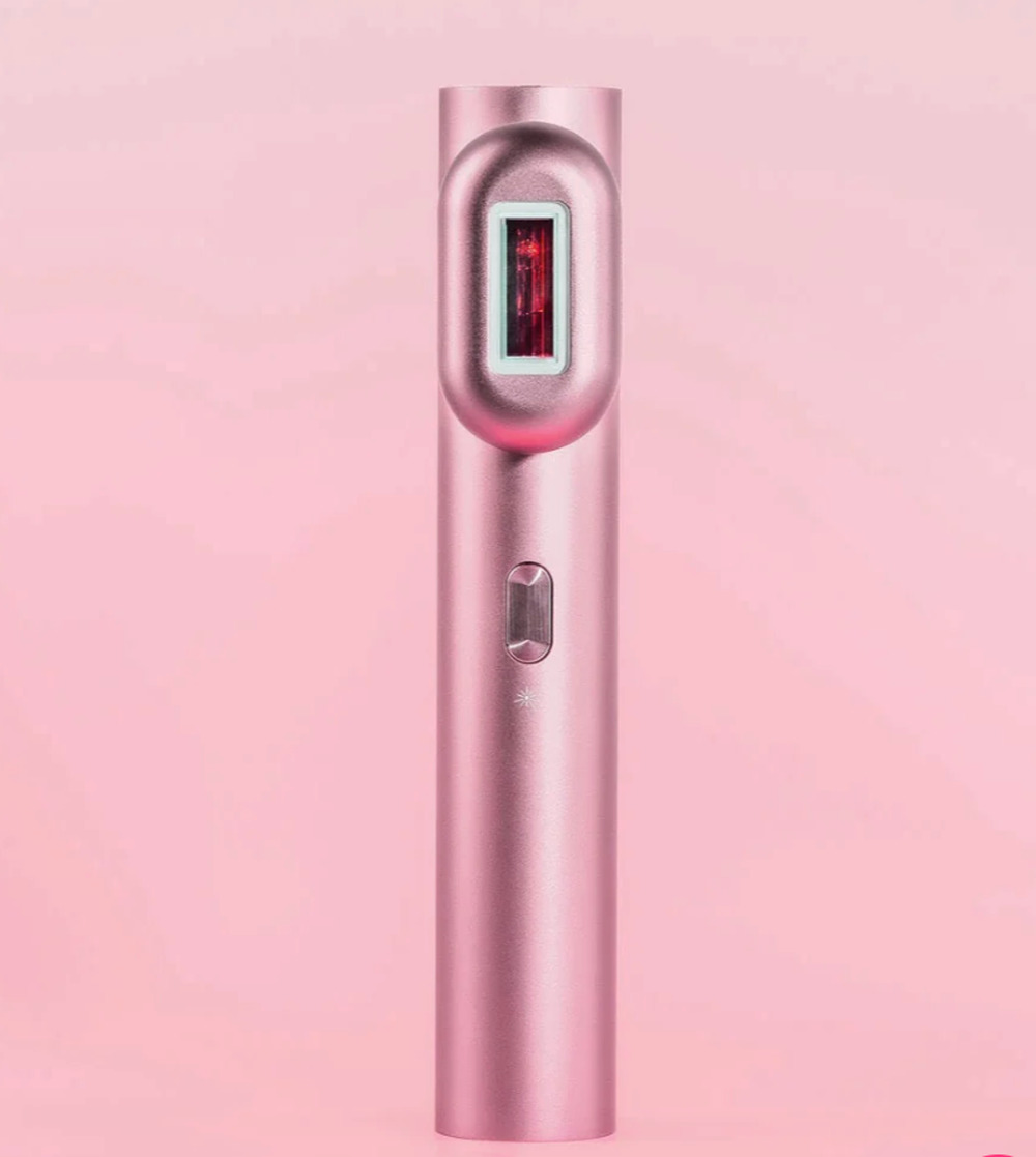 Wakse Sapphire Prism Rose Gold IPL Laser Hair Removal Device Cooling